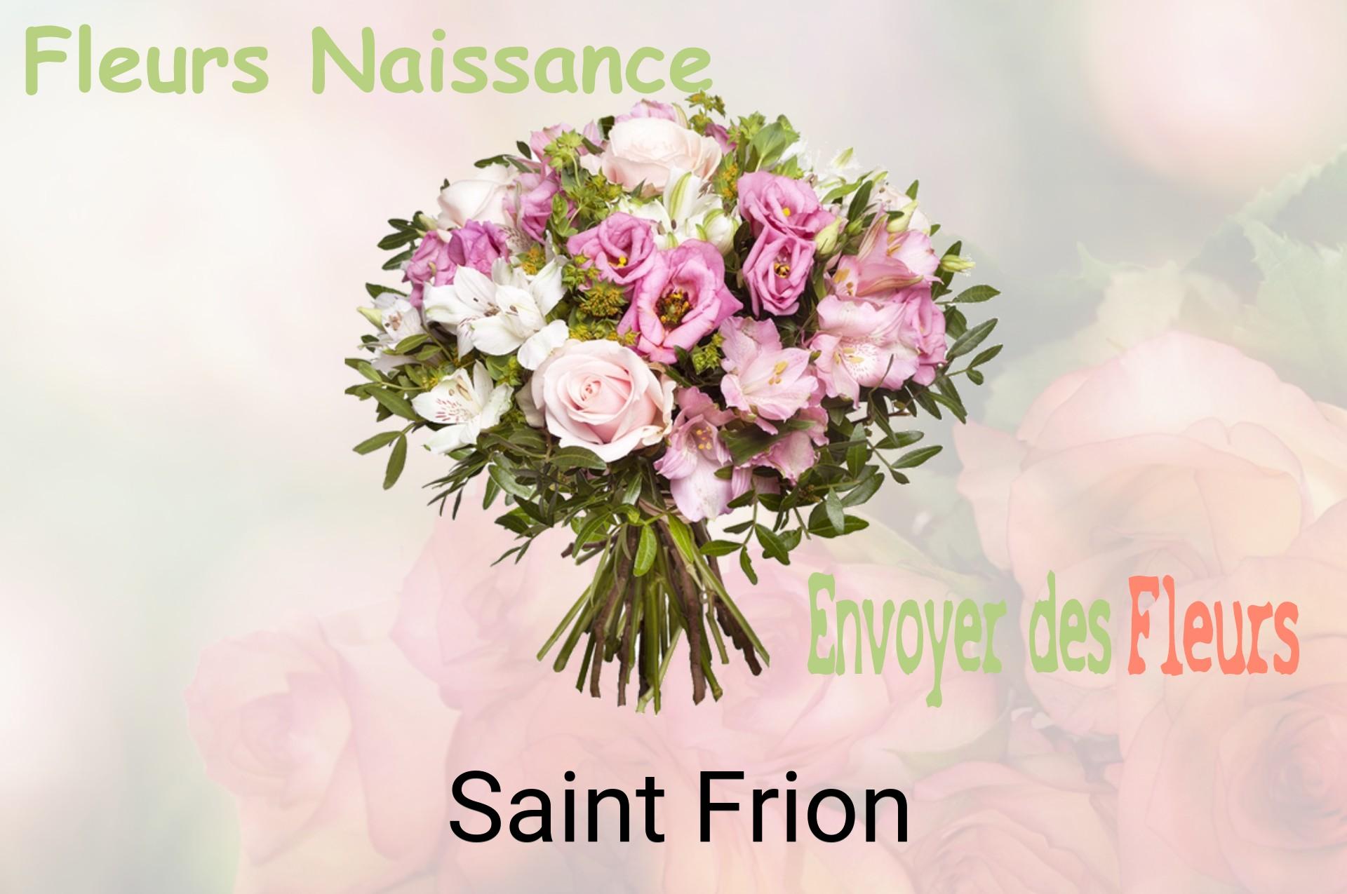Bouquet de fleurs de naissance livré à Saint-Frion